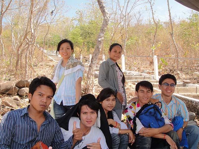 Phnom Chiso - just with J-Family along a way visit